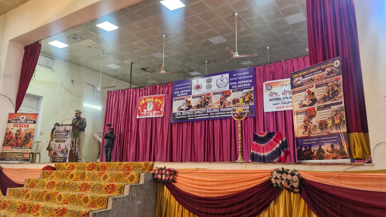 A Seven-Day Civil Defence Training Programme has been started at GCR